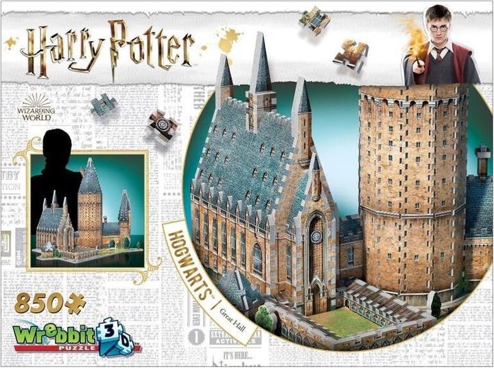Image du produit Wrebbit 3D Grande salle de Poudlard (850 pièces)