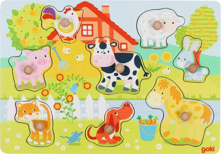 Actual product image Goki Bauernhoftiere (8 pieces)