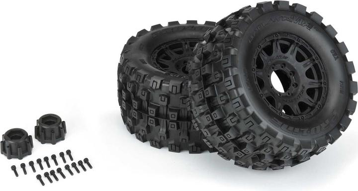 Immagine prodotto Proline Ruote complete Badlands MX38 HP 3.8 a cinghia 2 pezzi