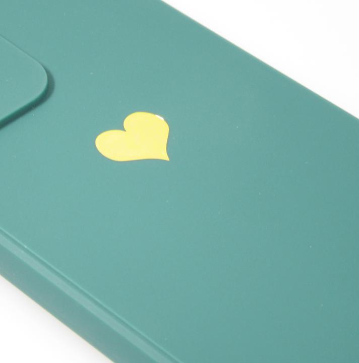 Actual product image PhoneLook Coque Silicone Mat Coeur doré (Samsung Galaxy S22+)