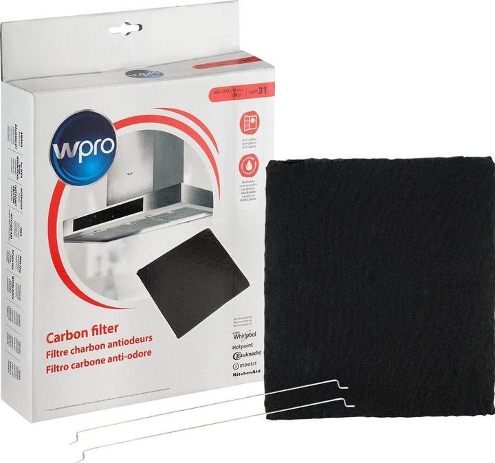 Produktbild WPRO Aktivkohlefilter 484000008787, AMH290 Typ 31