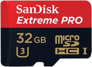 SanDisk Extreme Pro microSDHC (32 GB, microSDHC, U3, UHS-I)