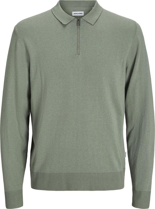 Jack & Jones Jjeemil Knit Polo Half Zip Ls Noos