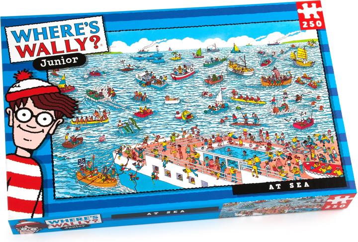 Productafbeelding University Games - Where's Wally - At Sea 250pc (710-5985)