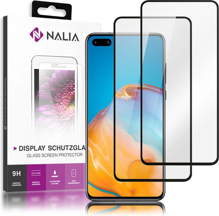 Actual product image Nalia Protective glass (2 Piece, Huawei P40)
