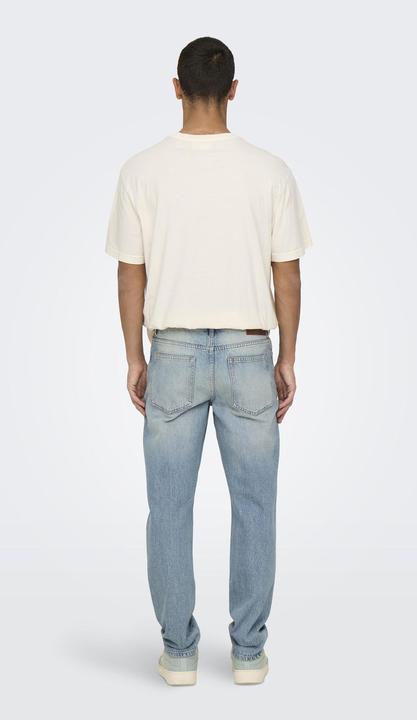 Produktbild Only & Sons ONSEDGE Mid Rise Gerade geschnitten Jeans Normal geschnitten jeans (34)