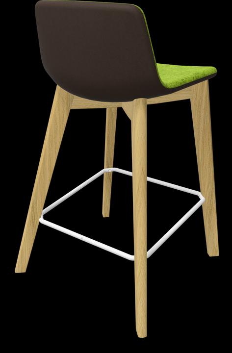 Actual product image Narbutas Twist & Sit Bar Stool