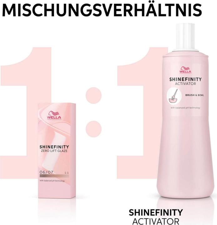 Actual product image Wella Shinefinity (Caramel, Espresso, 05/37 Light Brown Gold Brown)
