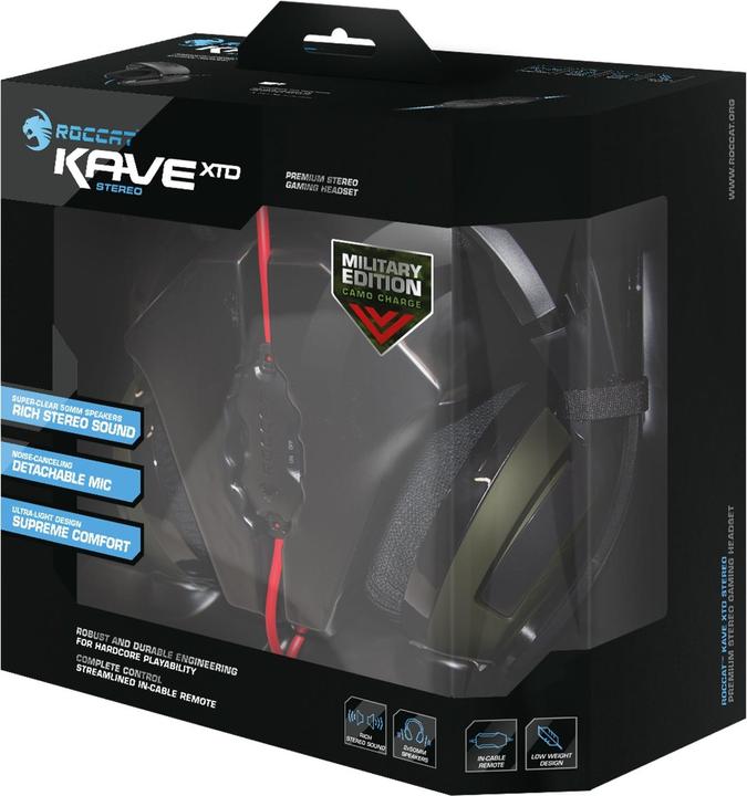 Produktbild Roccat Kave XTD Stereo Military (Kabelgebunden)