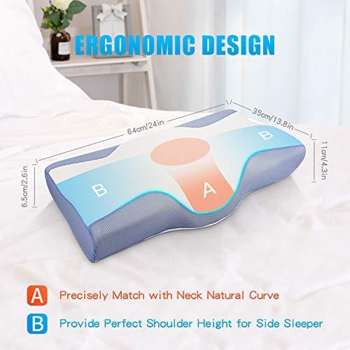 Actual product image Luxureal Neck support pillow (24 x 14 cm)