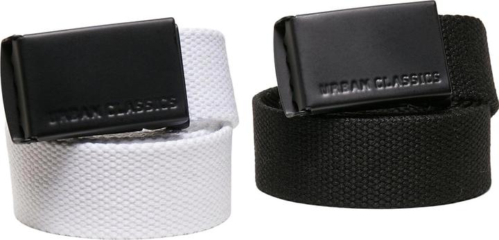 Produktbild Urban Classics Canvas Belt Kids 2-Pack (One Size)