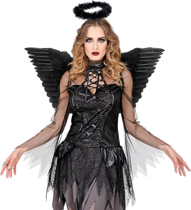 Actual product image Widmann Angel wings black 86x31cm
