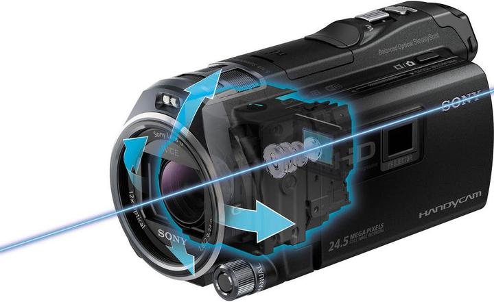 Actual product image Sony HDR-PJ810E Handycam with integrated projector (6.14 Mpx, 50i, 12 x)