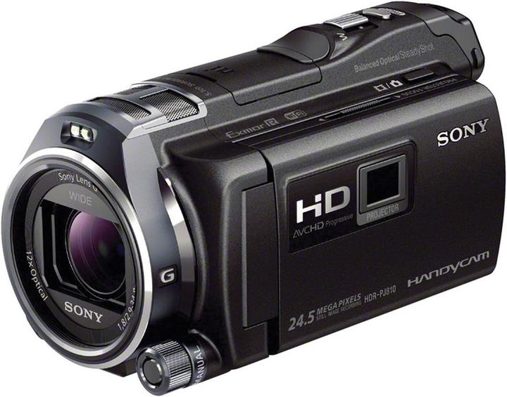 Actual product image Sony HDR-PJ810E Handycam with integrated projector (6.14 Mpx, 50i, 12 x)