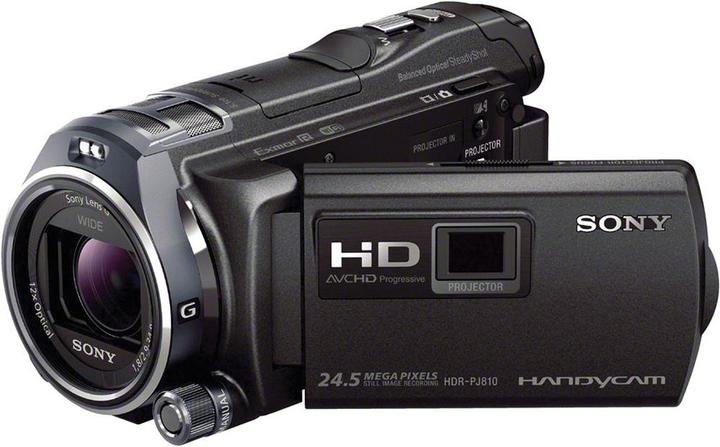 Actual product image Sony HDR-PJ810E Handycam with integrated projector (6.14 Mpx, 50i, 12 x)