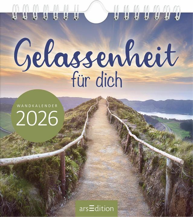Wandkalender Gelassenheit für dich 2026 (German)