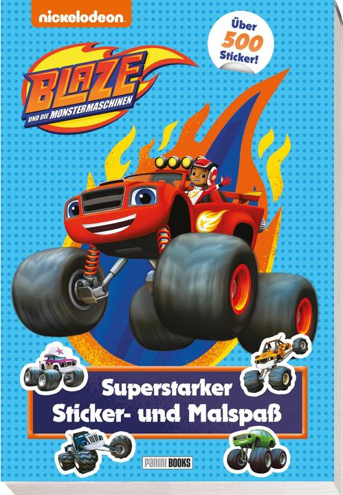 Actual product image Panini Blaze and the monster machines: super sticker and colouring fun