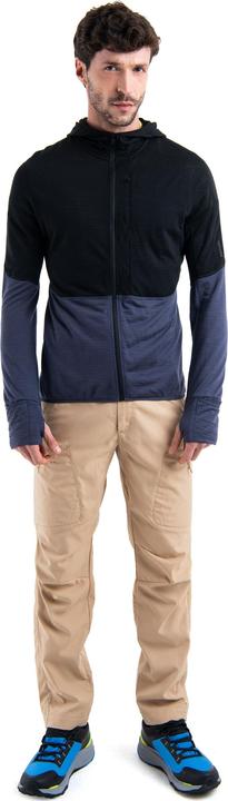 Immagine prodotto Icebreaker Uomo Merino 200 Realfleece Descender LS Felpa con cappuccio e zip (XXL)