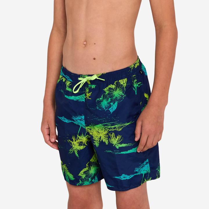 Actual product image Olaian Boardshorts Surfen Jungen mit Taschen 100 Stories dunkelblau (14, 15, 16)