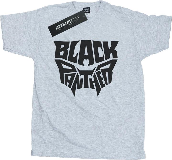 Immagine prodotto Maglietta Black Panther Uomo con emblema con parola (L)