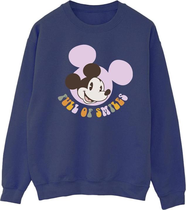 Actual product image Disney Mens Mickey Mouse Full Of Smiles Sweatshirt (XL)
