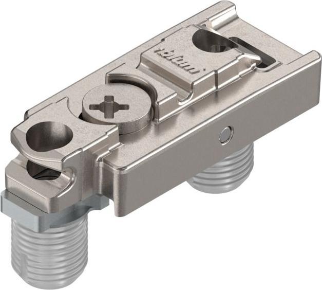 Blum Plaques de montage linéaire CLIP montage d'angle (Plaque de clou, 1 pcs)