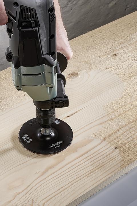 Produktbild wolfcraft wolfcraft 1 Schleifteller Gummi BM, S=8mm, ø125mm