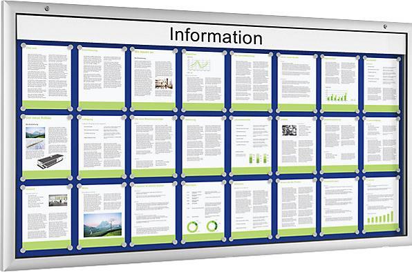 Image du produit Schaar-Design Vitrine plate (Tableau noir, 102,5 x 200 cm)