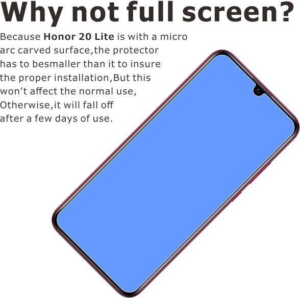Produktbild MU Budget Schutzglas Displayschutz (1 Stück, Honor 20 Lite)