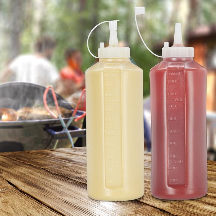 Produktbild Relaxdays 4x Quetschflasche (1 l)