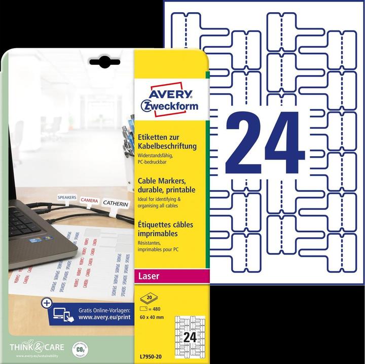Produktbild Avery Kabel-Etiketten