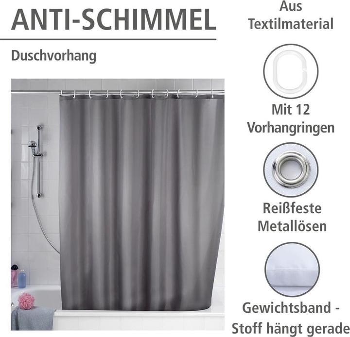 Actual product image Wenko Shower curtain (180 x 200 cm)