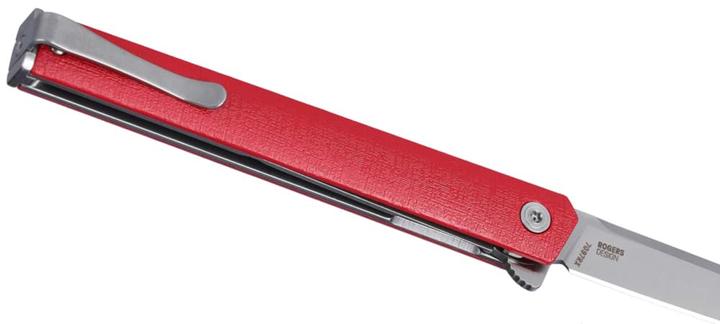 Image du produit CRKT CEO Flipper Red Silver Blade (8.50 cm)
