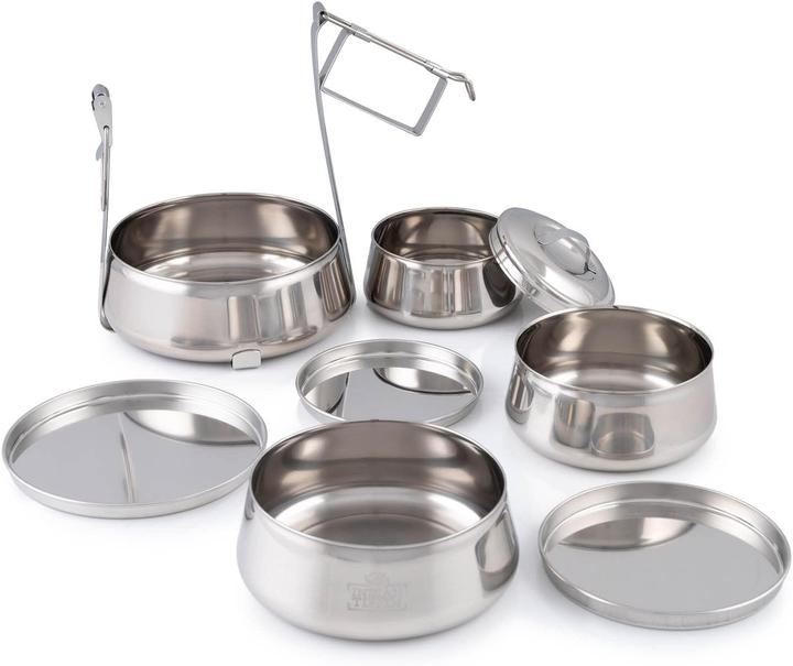 Produktbild Indian-Tiffin 4-stufige Pyramide Indische Tiffin Box