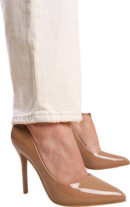 Actual product image Where's That From Womens/Ladies Kyra Patent Faux Leather High Stiletto Heel Pumps (39)