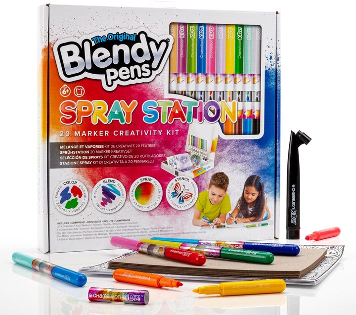 Actual product image Chameleon Airbrush Spray Station (Multicoloured, 20 x)