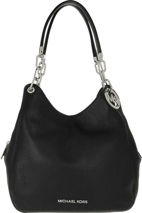 Produktbild Michael Kors Lillie Damen Schulter Tass Hopper Leder - Schwarz