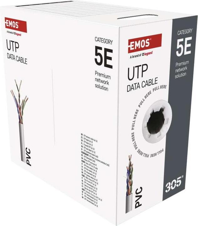 Produktbild Emos Datenkabel UTP CAT 5E, 305m (CAT5, 305 m)