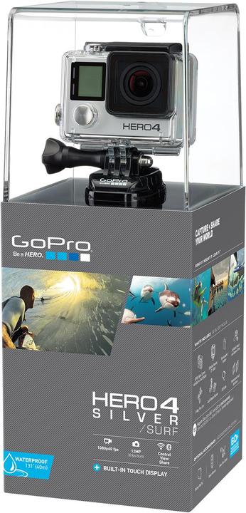 Immagine prodotto GoPro Hero 4 Edizione Argento (15p, WiFi, Bluetooth)