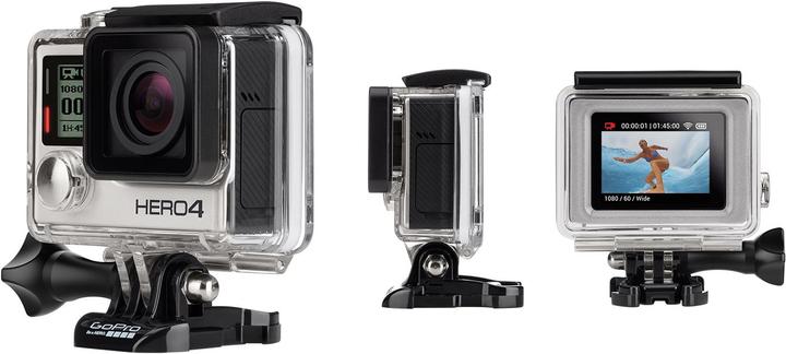 Immagine prodotto GoPro Hero 4 Edizione Argento (15p, WiFi, Bluetooth)