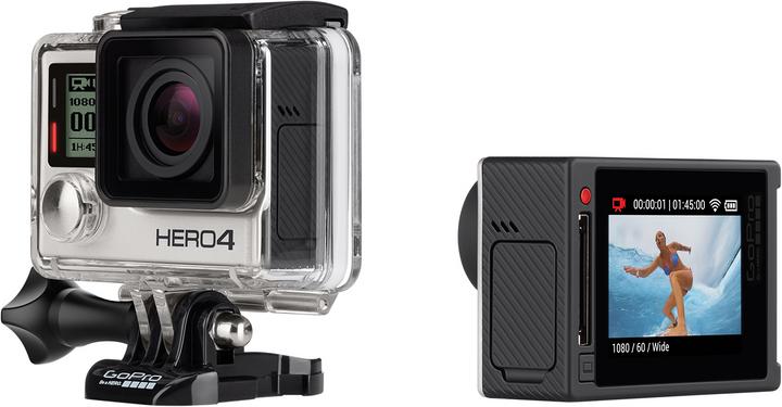 Immagine prodotto GoPro Hero 4 Edizione Argento (15p, WiFi, Bluetooth)