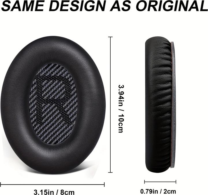 Produktbild PhoneLook Ersatz-Ohrpolster für Bose QuietComfort QC2/QC15/QC25/QC35