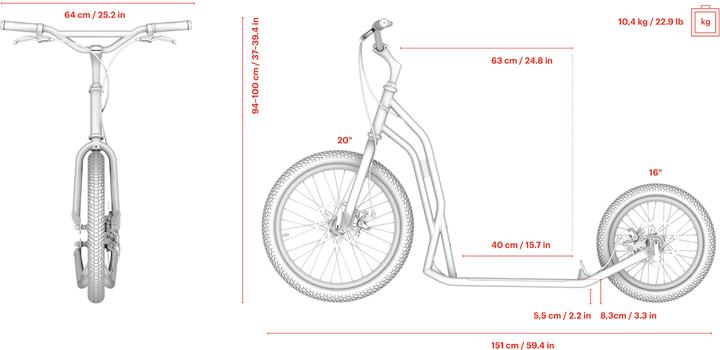 Immagine prodotto Yedoo con pneumatici S20 Disc
