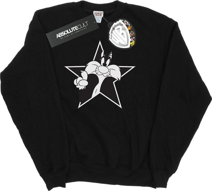 Produktbild Looney Tunes Sylvester Mono Star Sweatshirt (M)
