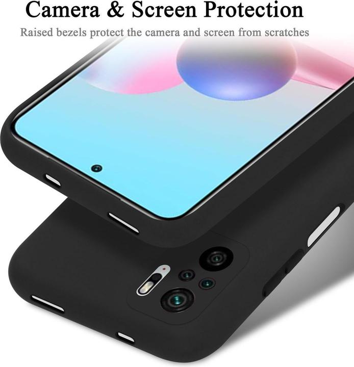 Immagine prodotto Cadorabo Copertura della cassa del silicone liquido TPU (Xiaomi Redmi Nota 10S, Xiaomi Mi Note 10, Xiaomi Redmi Note 10)