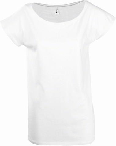 Produktbild Sols Marylin TShirt Kurzarm Tiefer Rundhalsausschnitt (40, 42, S, W34/L36, W38/L40, W36/L38)