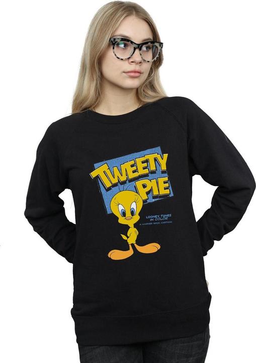 Immagine prodotto Looney Tunes Felpa da donna/donna in cotone classico Tweety (L)