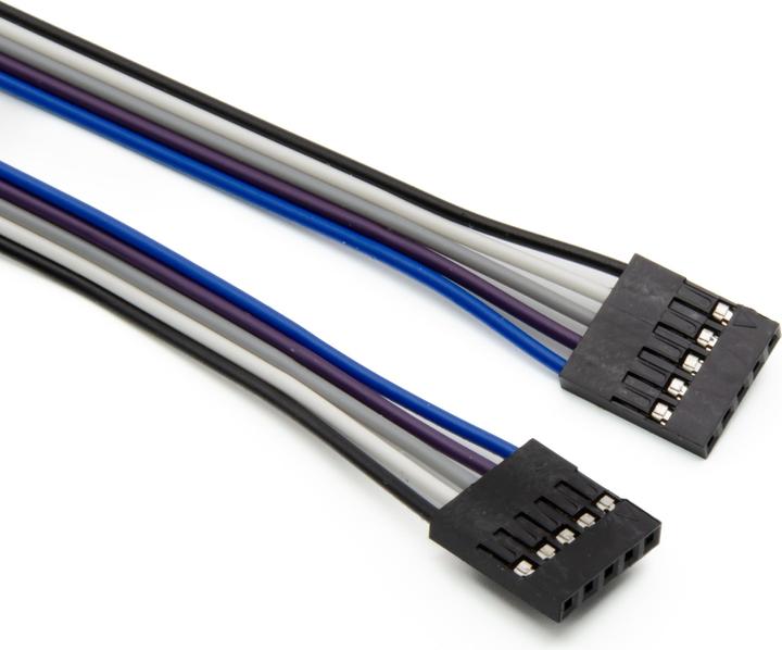 Actual product image Purecrea 5Pin Female-Female Dupont Jumper Cable 1m