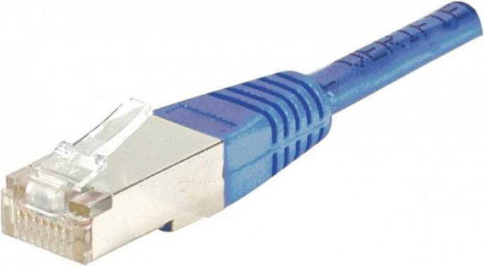 Produktbild Exertis Connect Patchkabel F/UTP, CAT.5e, blau, 1,5 m Patchkabel mit besonders schmalem Knickschutz (F/UTP, CAT5e, 1.50 m)