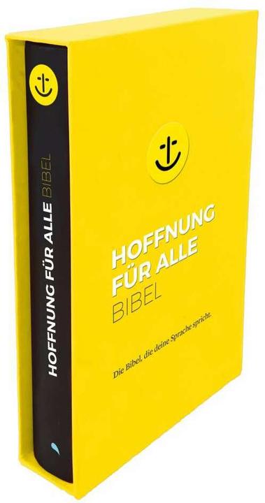 Image du produit Hoffnung für alle. Die Bibel - "Black Hope Geschenkbibel" - Grossformat mit Loch-Stanzung im gelben (Allemand, Fontis - Fontaine Bâle, Inc. Biblica, Biblica Inc., 2020)